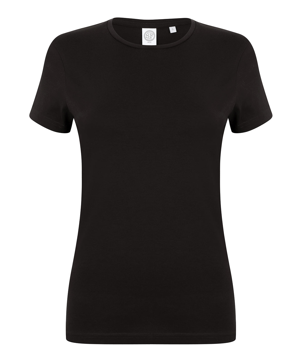 Stuttermabolur SF SK121 – Svartur – 2XL