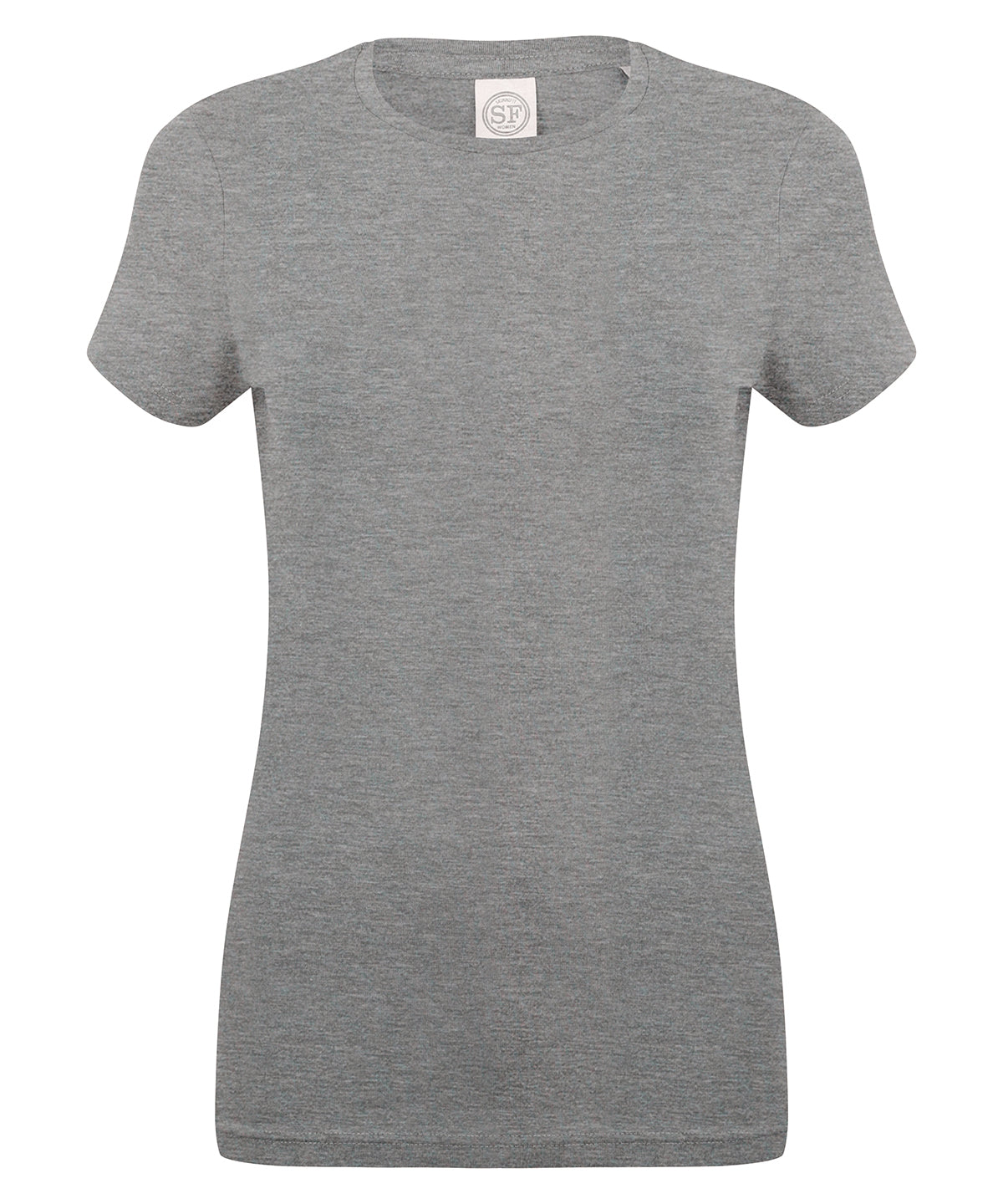 Stuttermabolur SF SK121 – Heather Grey – 2XL