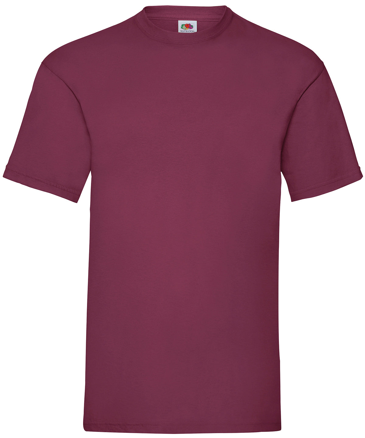 Stuttermabolur Fruit of the Loom SS030 – Vínrauður – 3XL