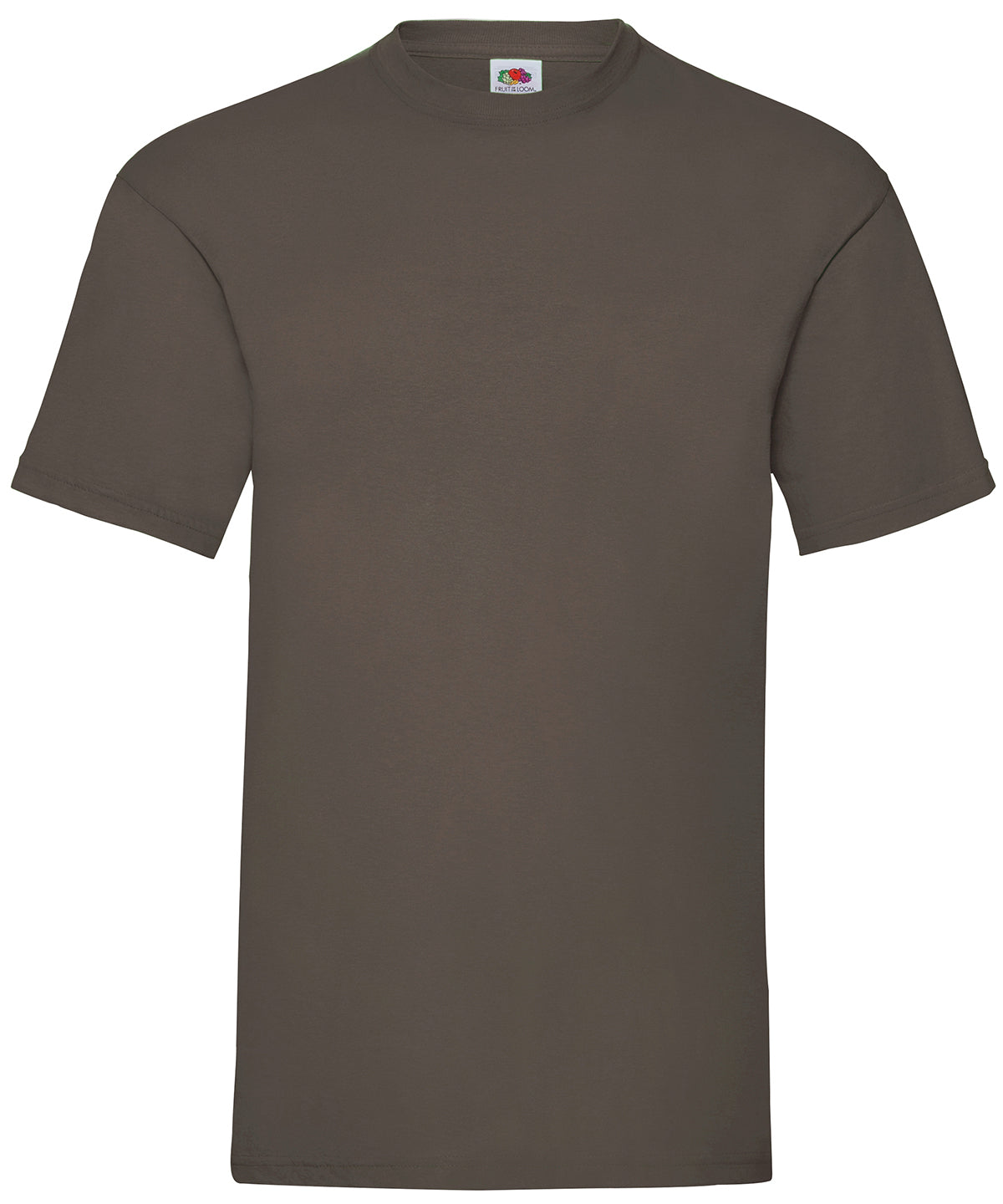 Stuttermabolur Fruit of the Loom SS030 – Chocolate – 3XL