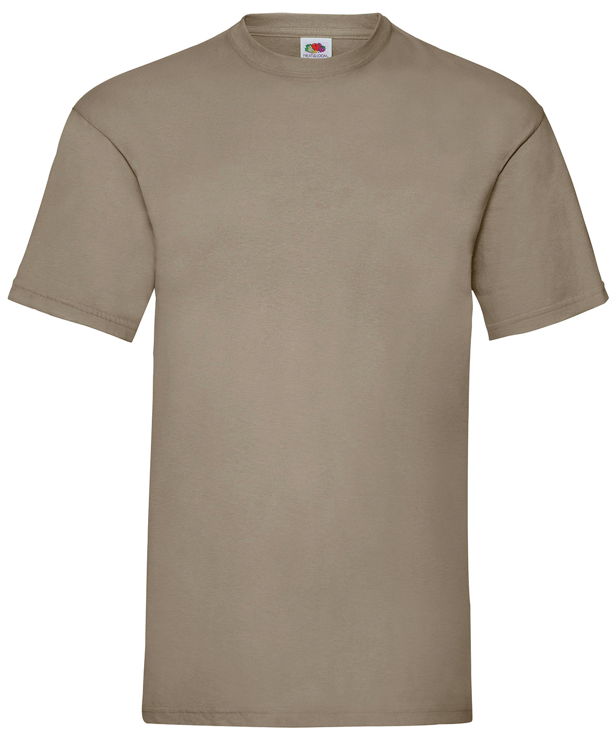 Stuttermabolur Fruit of the Loom SS030 – Khaki – 3XL