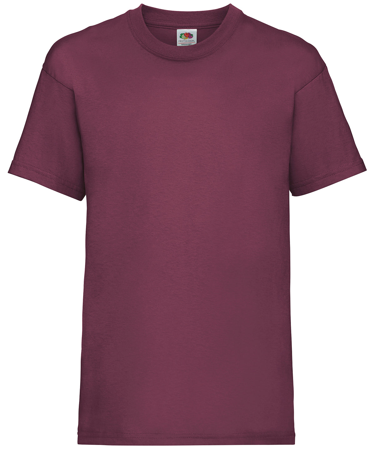 Stuttermabolur Fruit of the Loom SS031 – Vínrauður – 14/15 Years