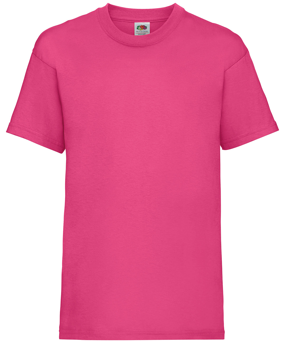 Stuttermabolur Fruit of the Loom SS031 – Fuchsia – 14/15 Years