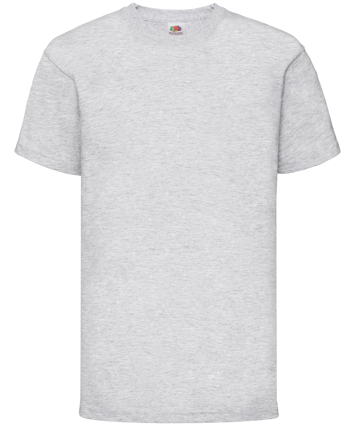 Stuttermabolur Fruit of the Loom SS031 – Heather Grey – 14/15 Years