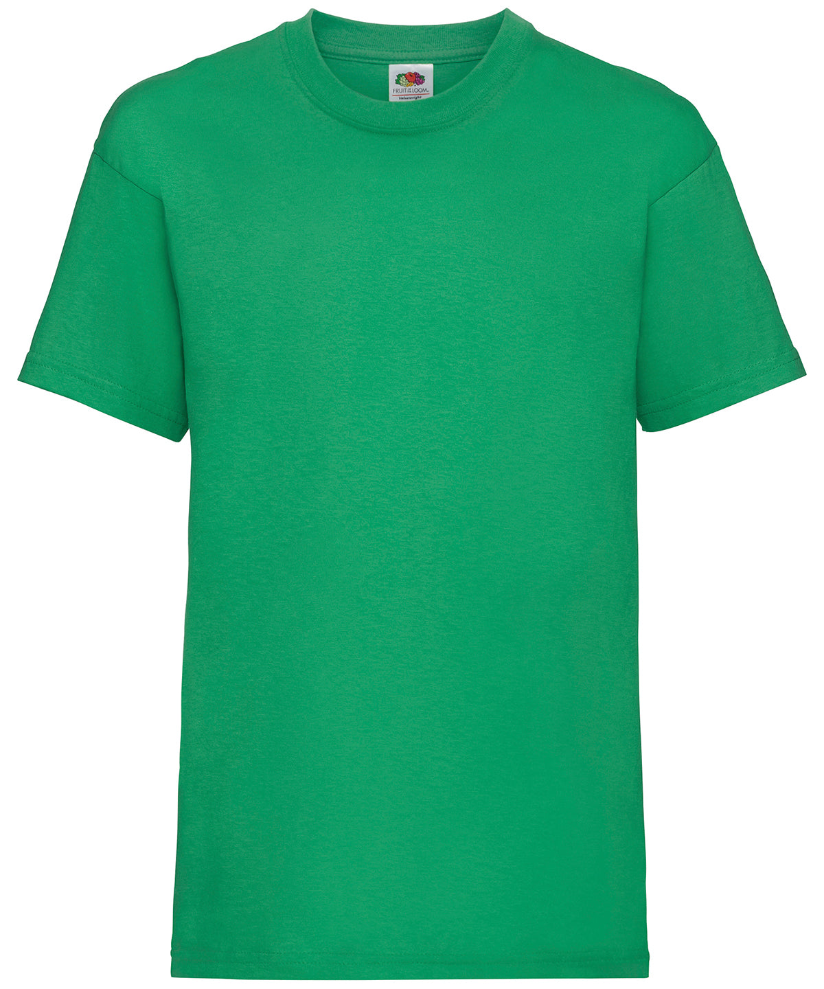 Stuttermabolur Fruit of the Loom SS031 – Kelly Green – 14/15 Years