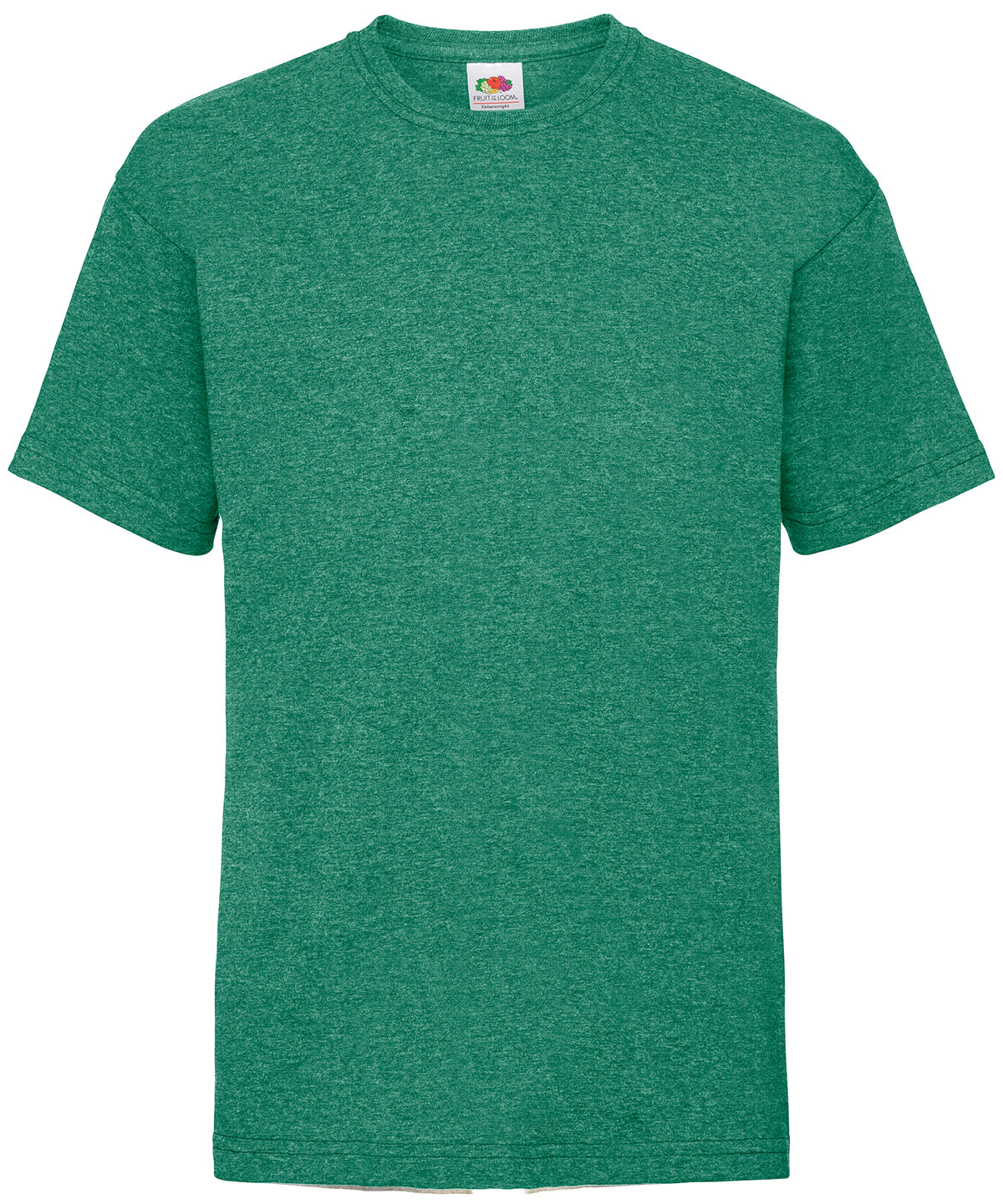 Stuttermabolur Fruit of the Loom SS031 – Heather Green – 14/15 Years