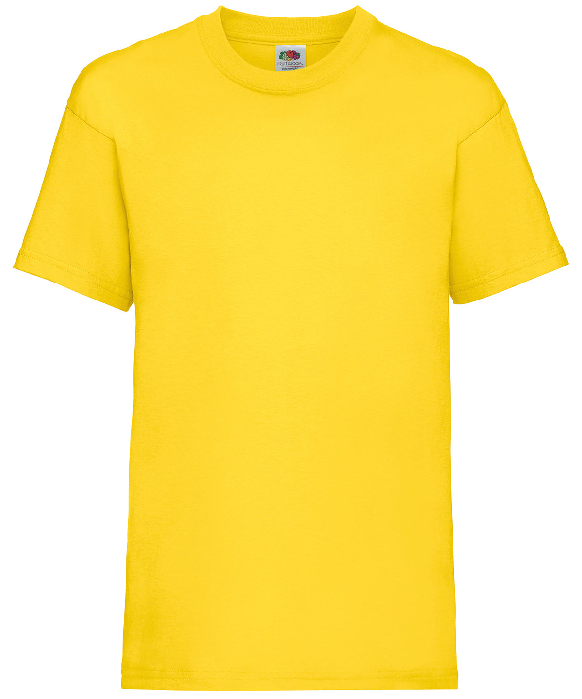 Stuttermabolur Fruit of the Loom SS031 – Gulur – 14/15 Years