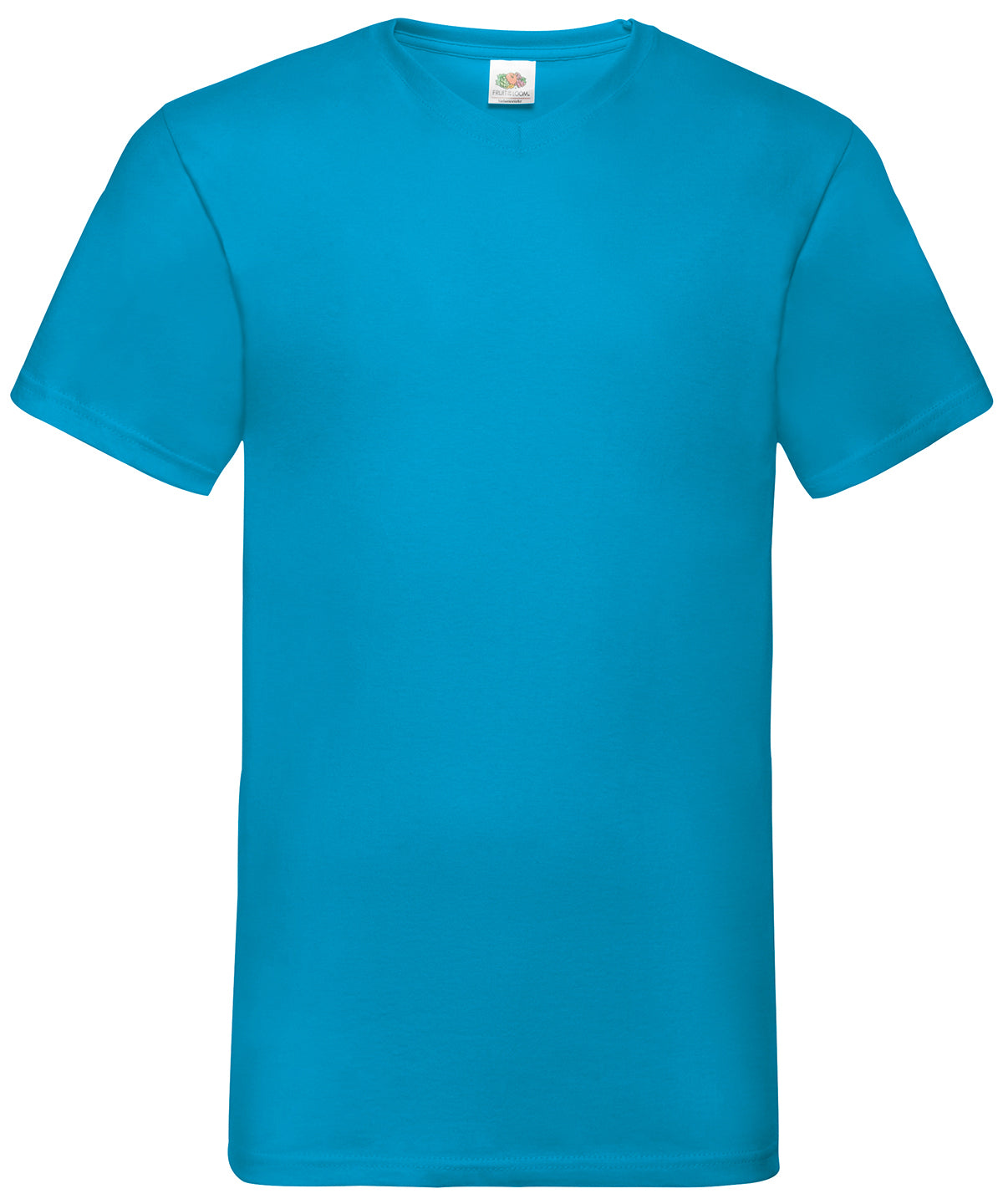 Stuttermabolur Fruit of the Loom SS034 – Azure Blue – 3XL