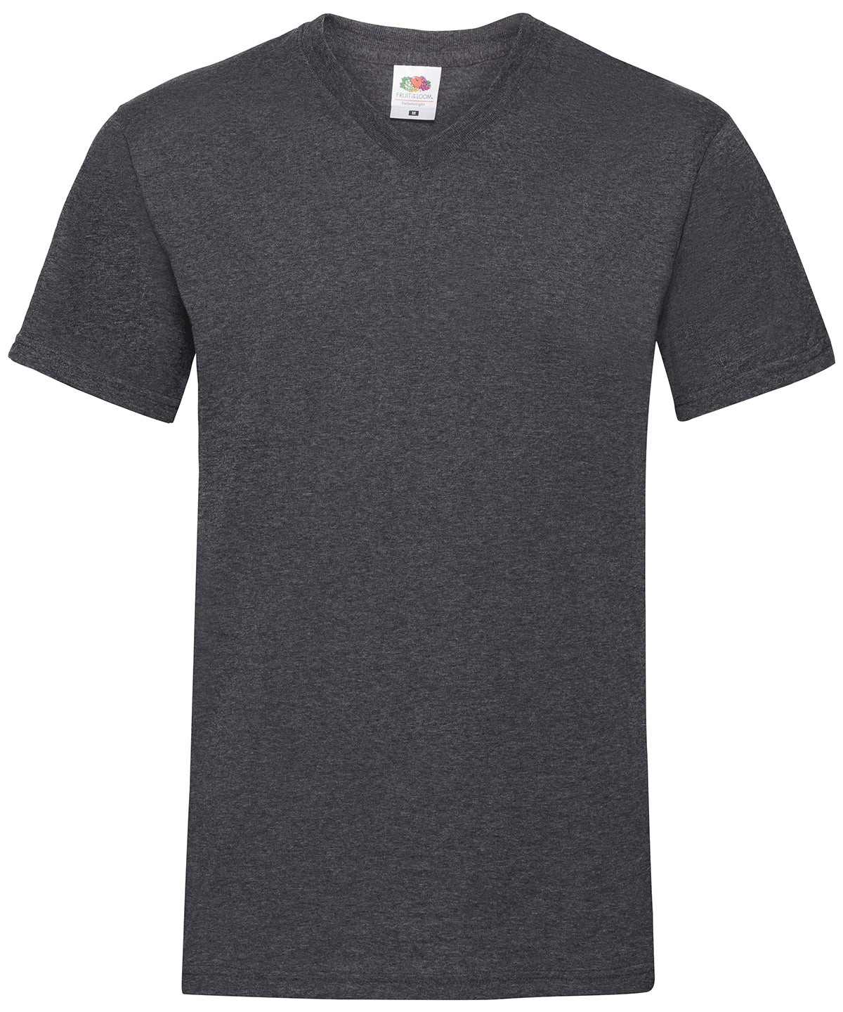 Stuttermabolur Fruit of the Loom SS034 – Dark Heather Grey – 3XL