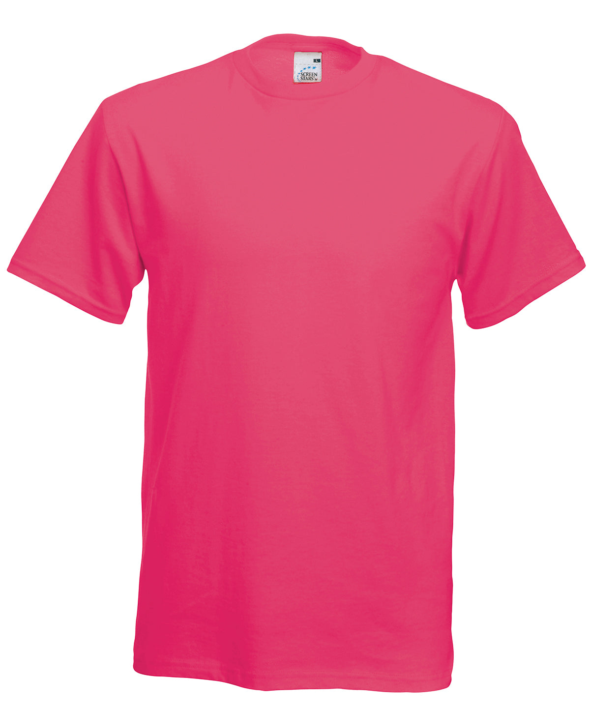 Stuttermabolur Fruit of the Loom SS048 – Fuchsia – 3XL