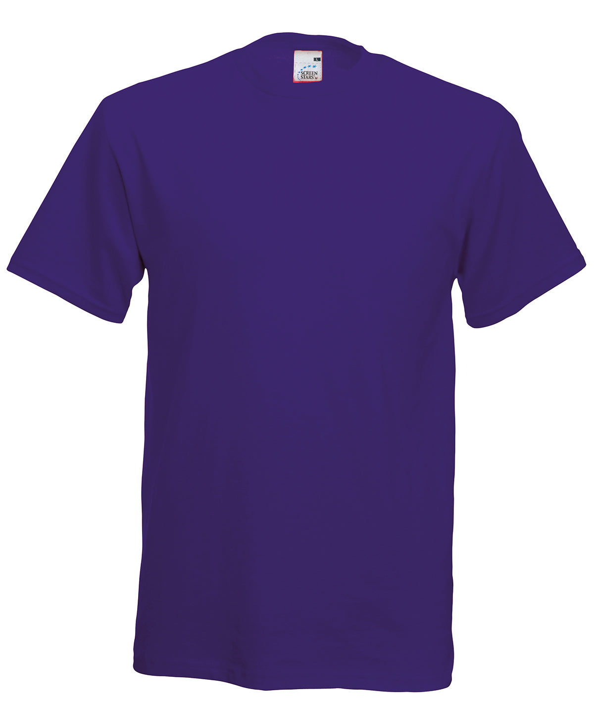 Stuttermabolur Fruit of the Loom SS048 – Fjólublár – 3XL