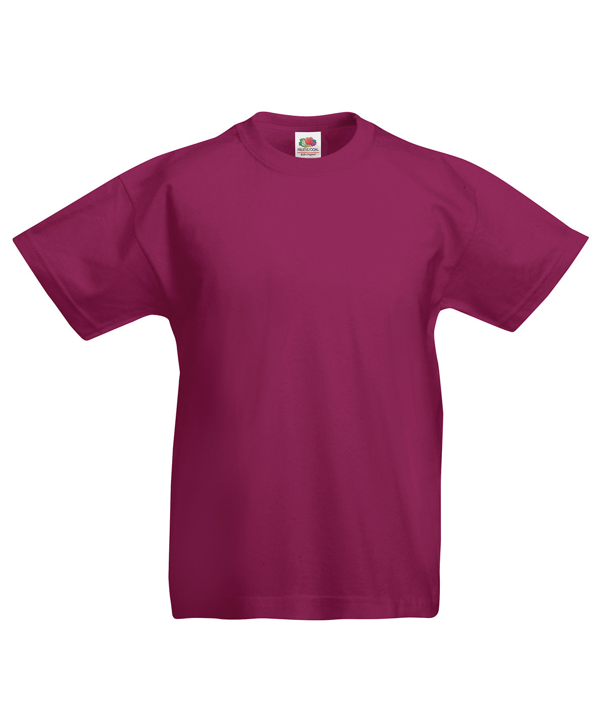 Stuttermabolur Fruit of the Loom SS088 – Vínrauður – 14/15 Years