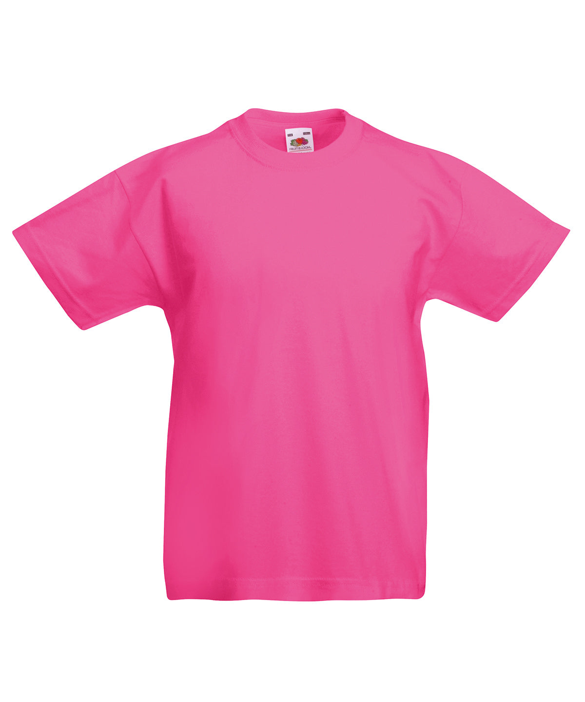 Stuttermabolur Fruit of the Loom SS088 – Fuchsia – 14/15 Years