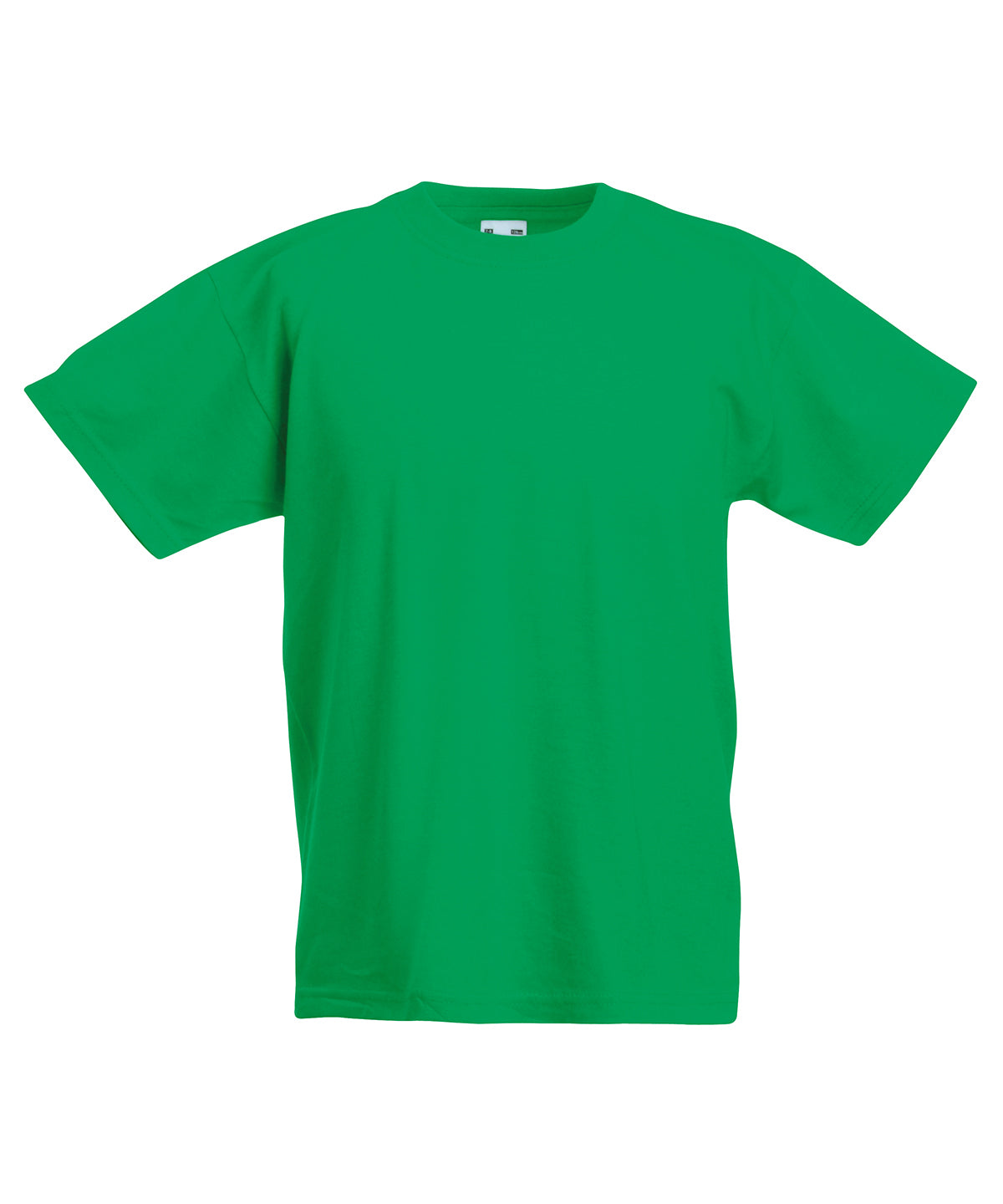 Stuttermabolur Fruit of the Loom SS088 – Kelly Green – 14/15 Years
