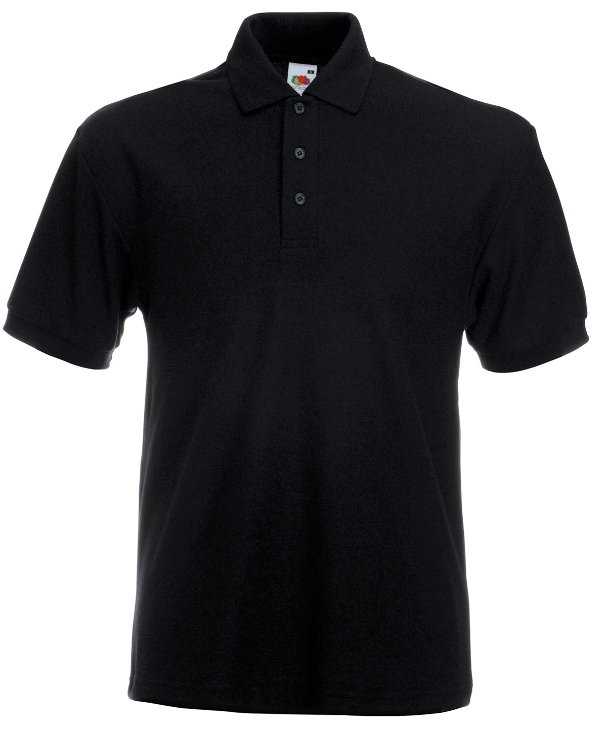 Pólóbolur Fruit of the Loom SS204 – Black* – 3XL