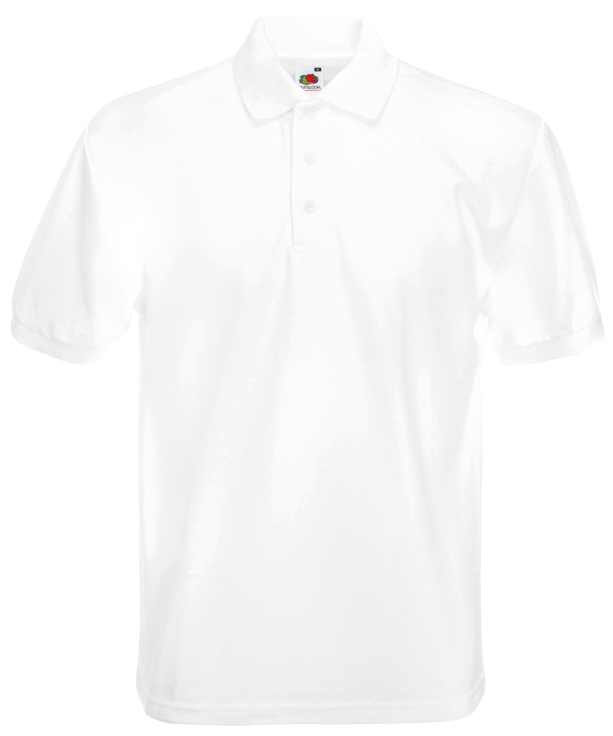 Pólóbolur Fruit of the Loom SS204 – White* – 3XL