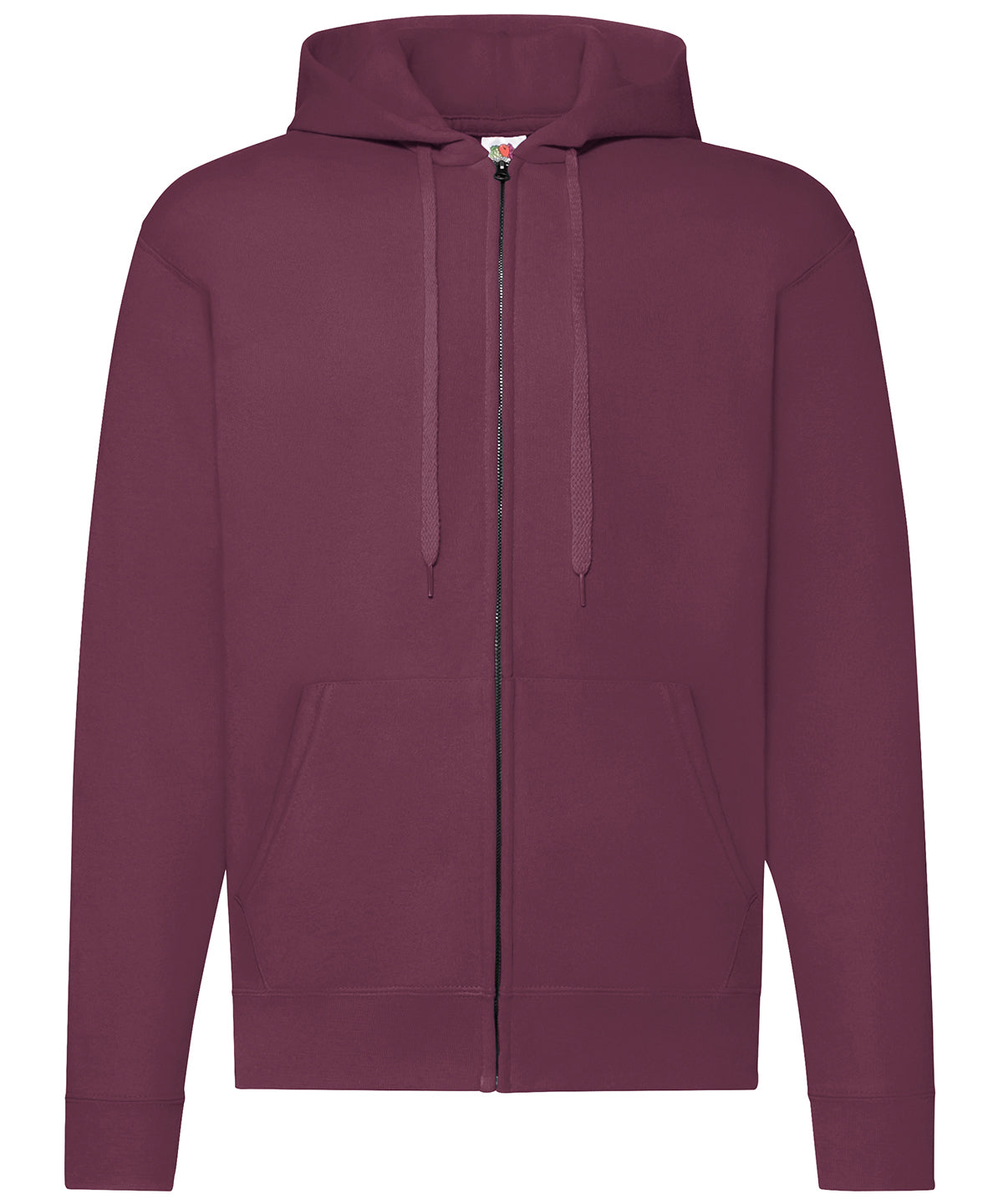 Hettupeysa Fruit of the Loom SS222 – Vínrauður – 2XL