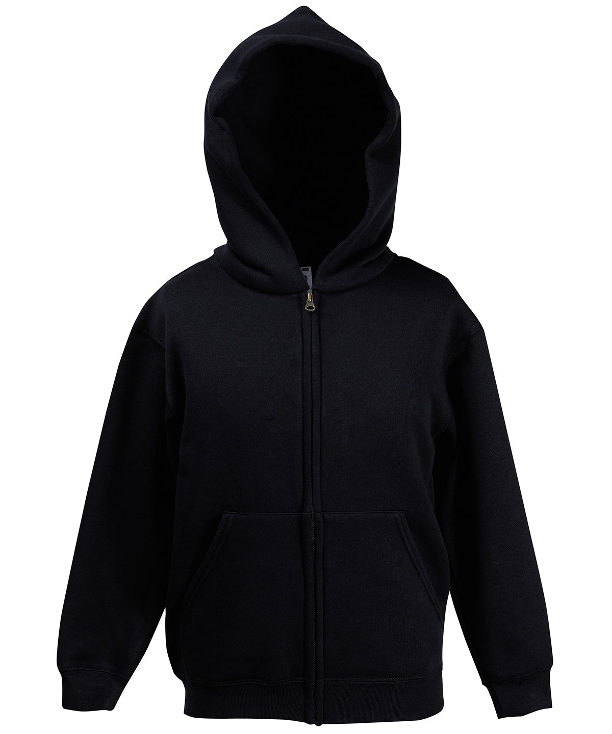 Hettupeysa Fruit of the Loom SS225 – Svartur – 14/15 Years