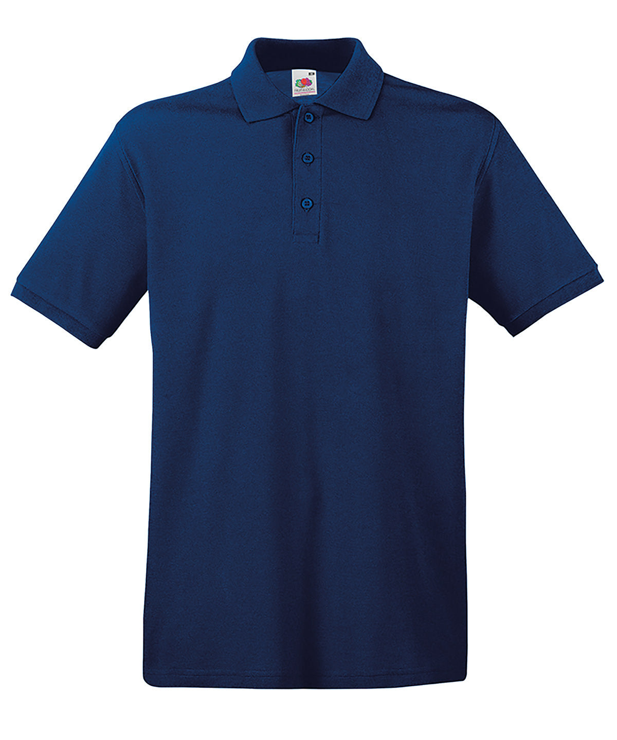 Pólóbolur Fruit of the Loom SS255 – Dökkblár – 3XL