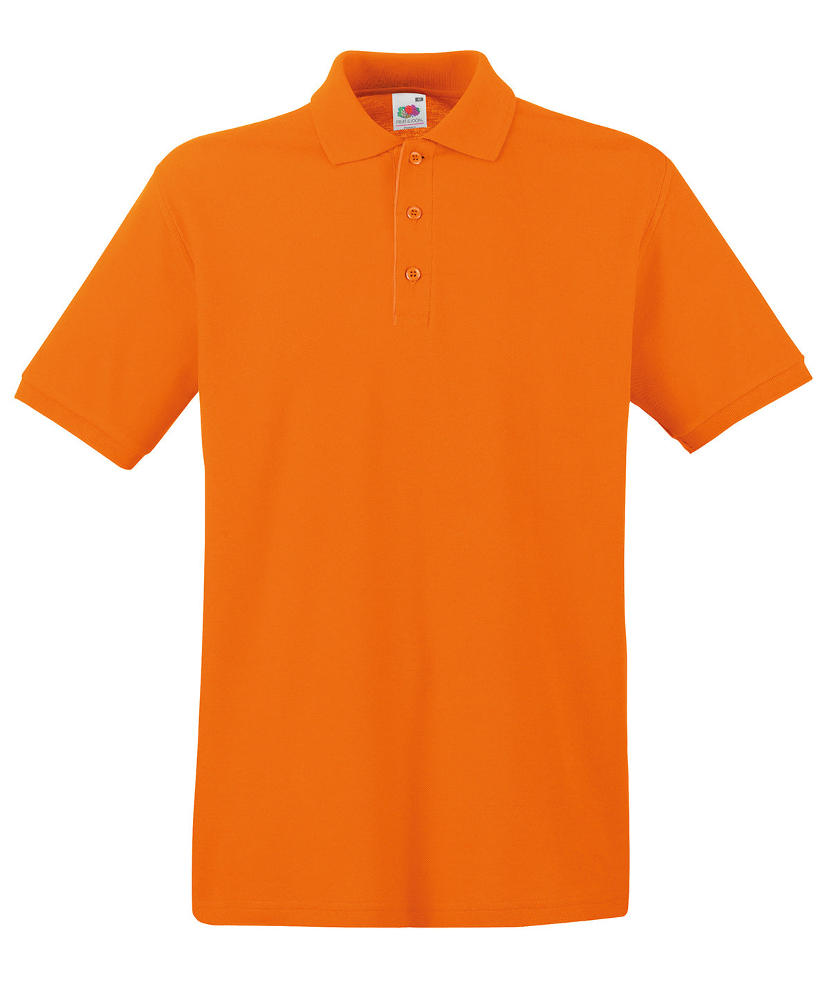 Pólóbolur Fruit of the Loom SS255 – Appelsínugulur – 3XL