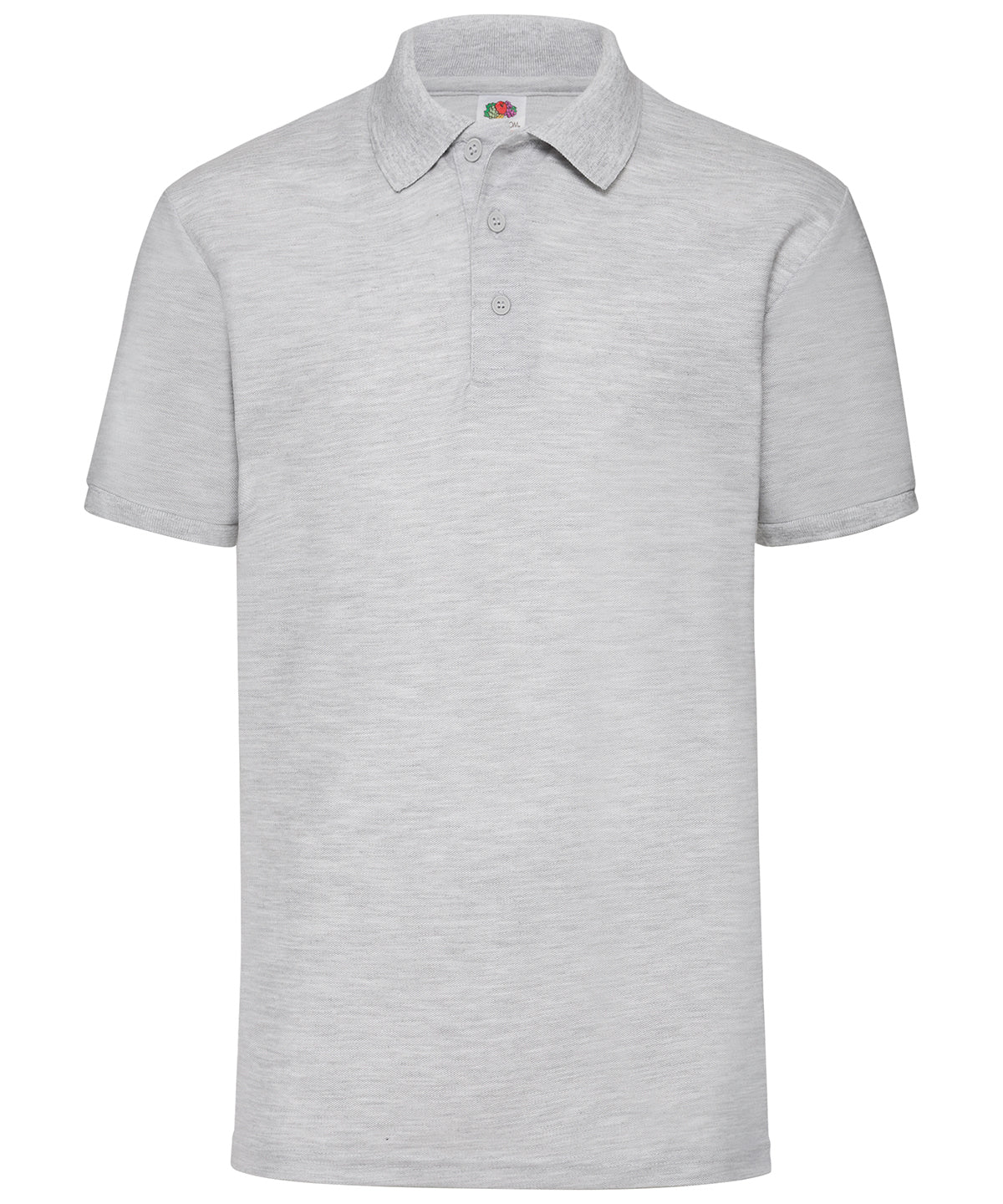 Pólóbolur Fruit of the Loom SS402 – Heather Grey* – 5XL