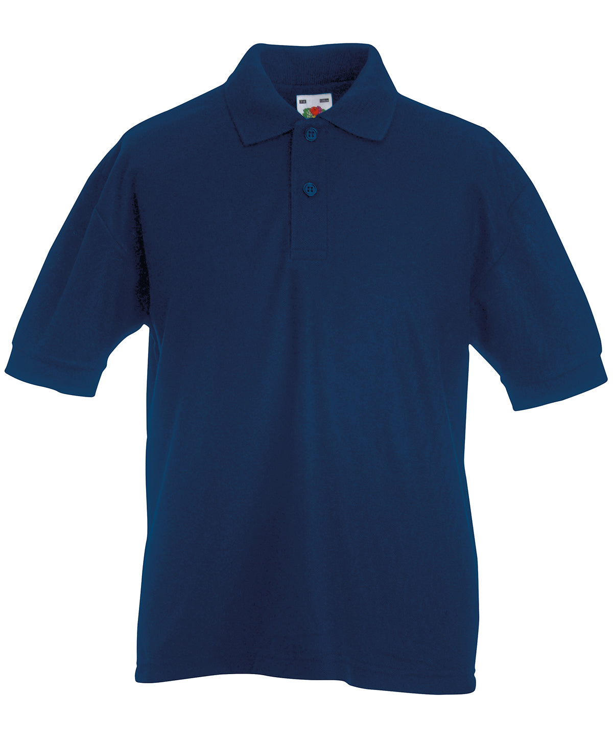 Pólóbolur Fruit of the Loom SS417 – Dökkblár – 14/15 Years