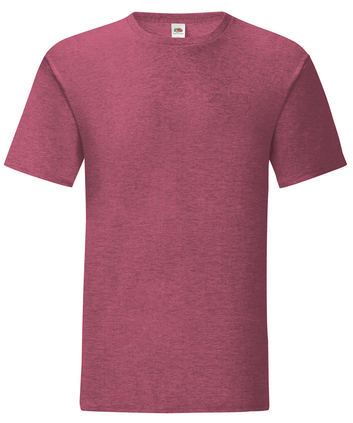 Stuttermabolur Fruit of the Loom SS430 – Heather Burgundy – 2XL