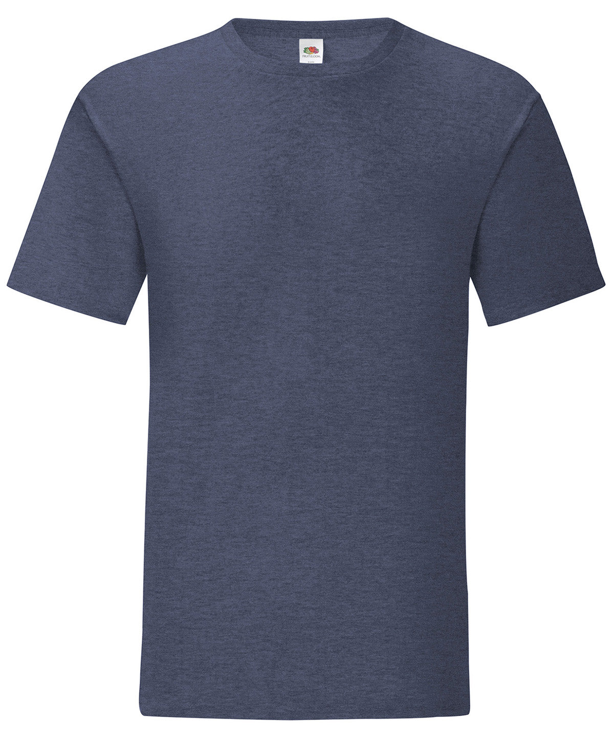 Stuttermabolur Fruit of the Loom SS430 – Heather Navy – 3XL