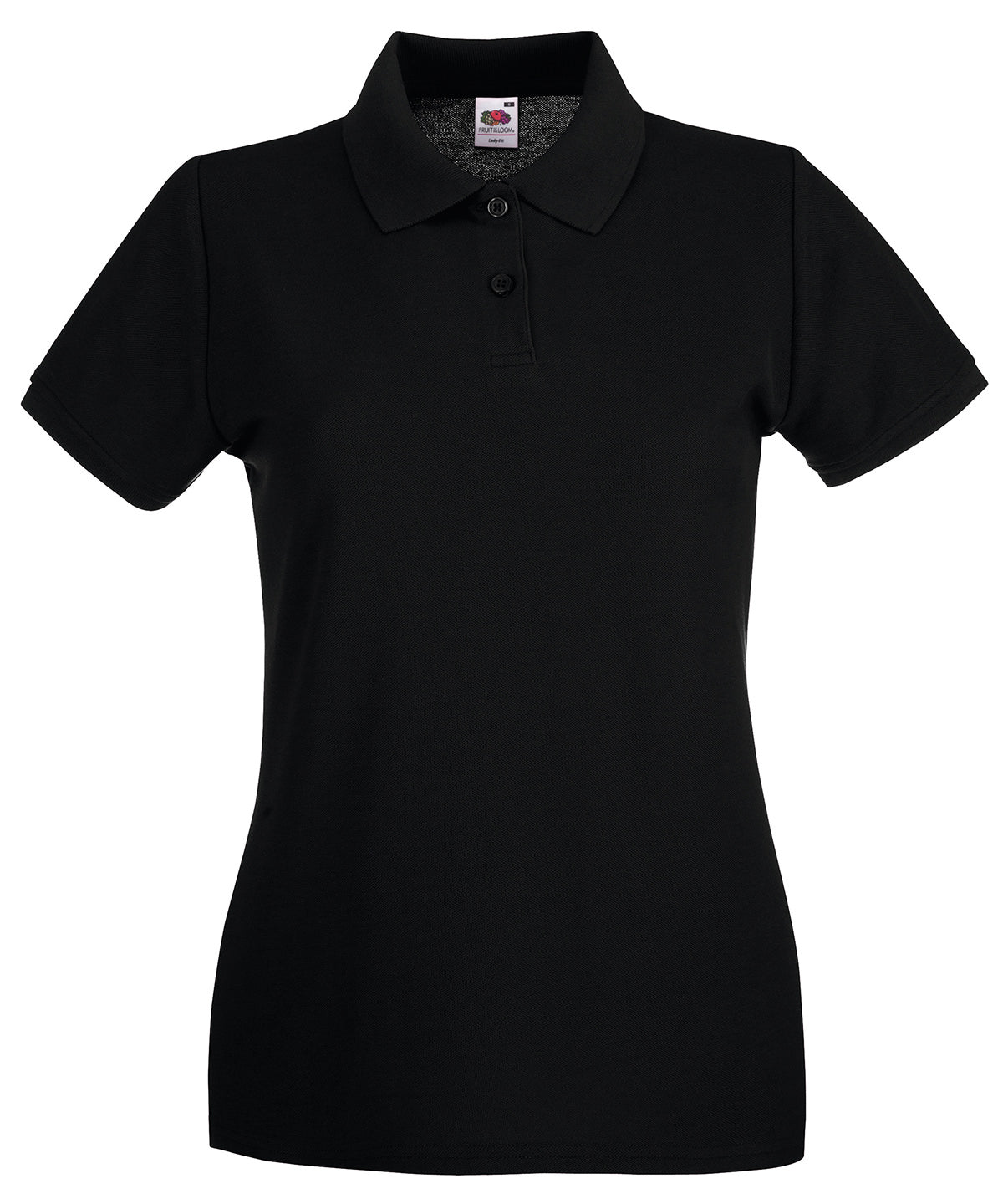Pólóbolur Fruit of the Loom SS505 – Svartur – 2XL