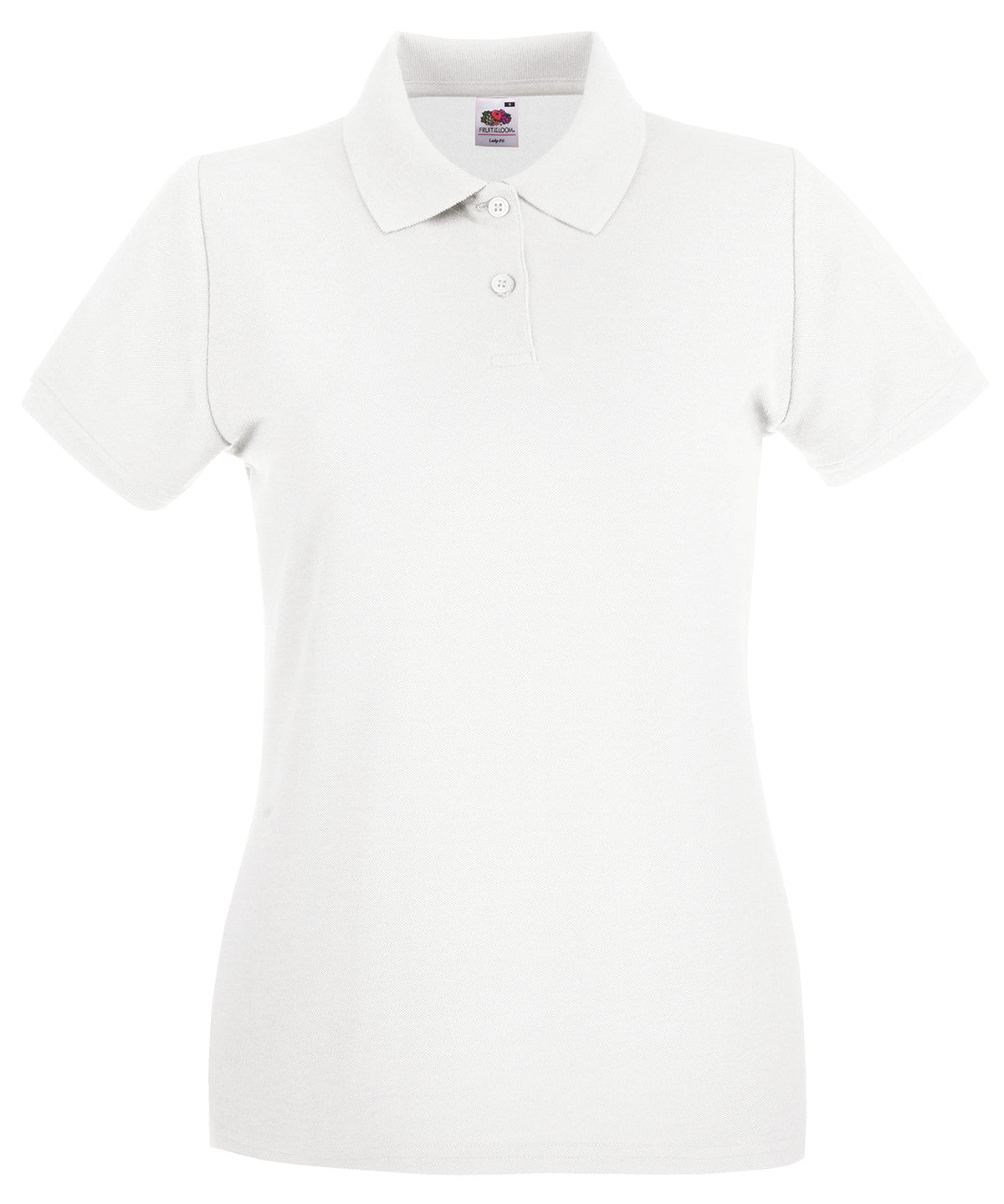 Pólóbolur Fruit of the Loom SS505 – Hvítur – 2XL