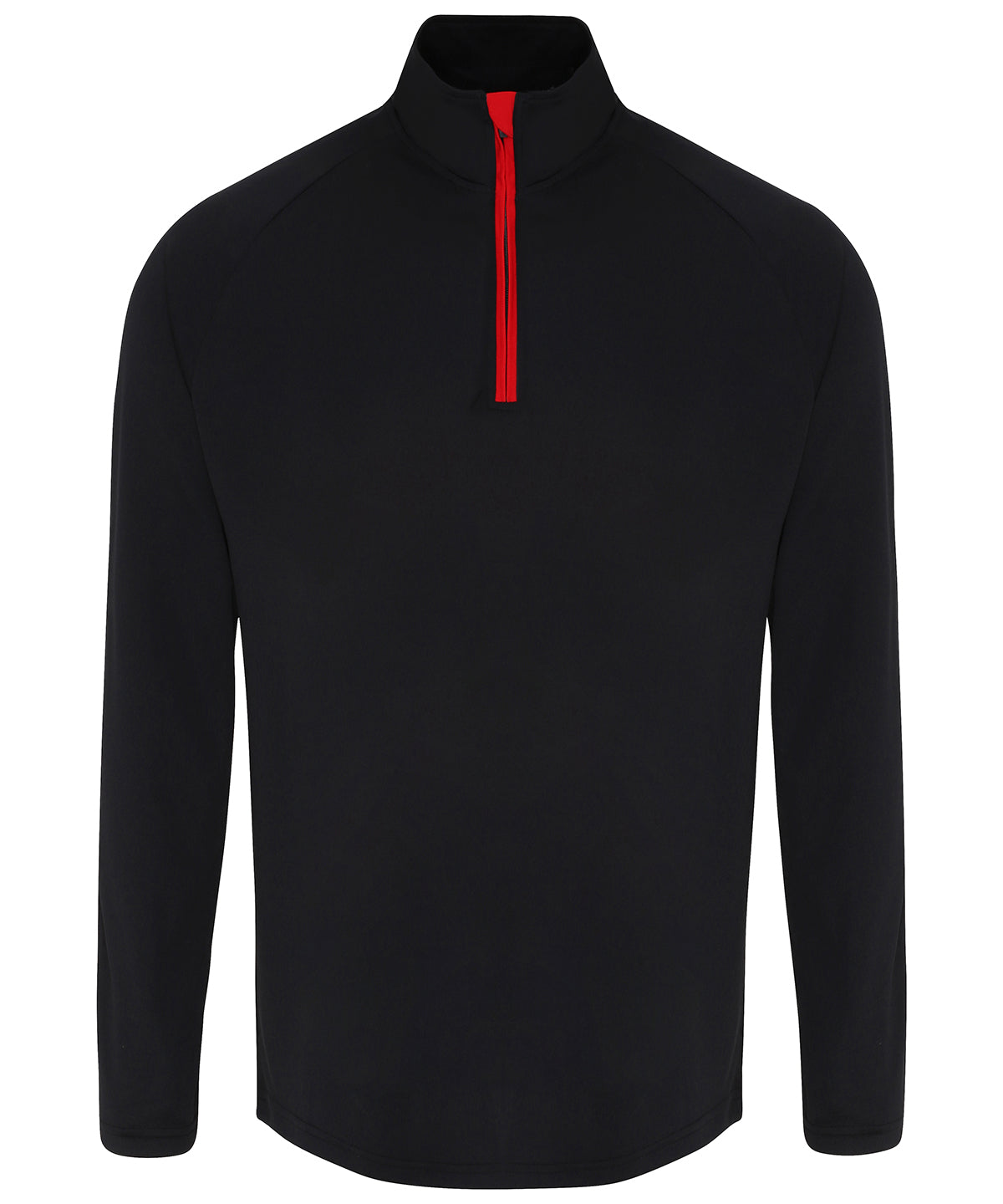 Íþróttapeysa TriDri TR110 – Black/Red – 3XL