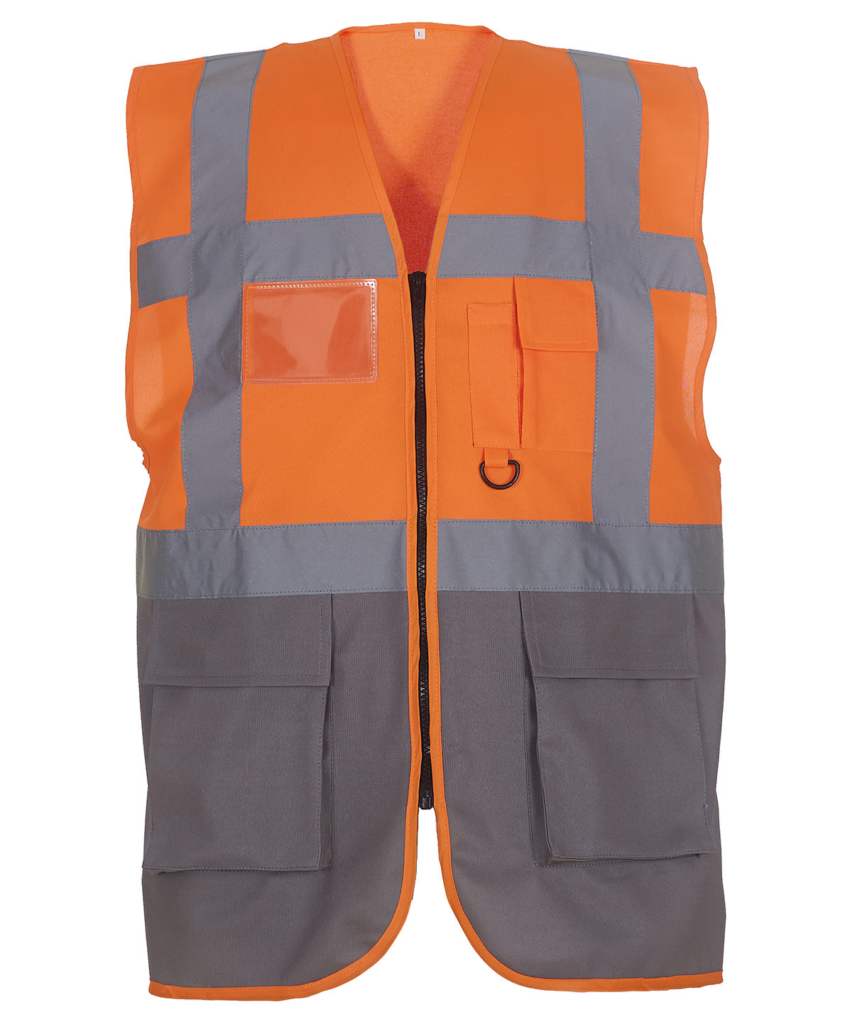Öryggisvesti Yoko YK002 – Orange/Grey – 3XL