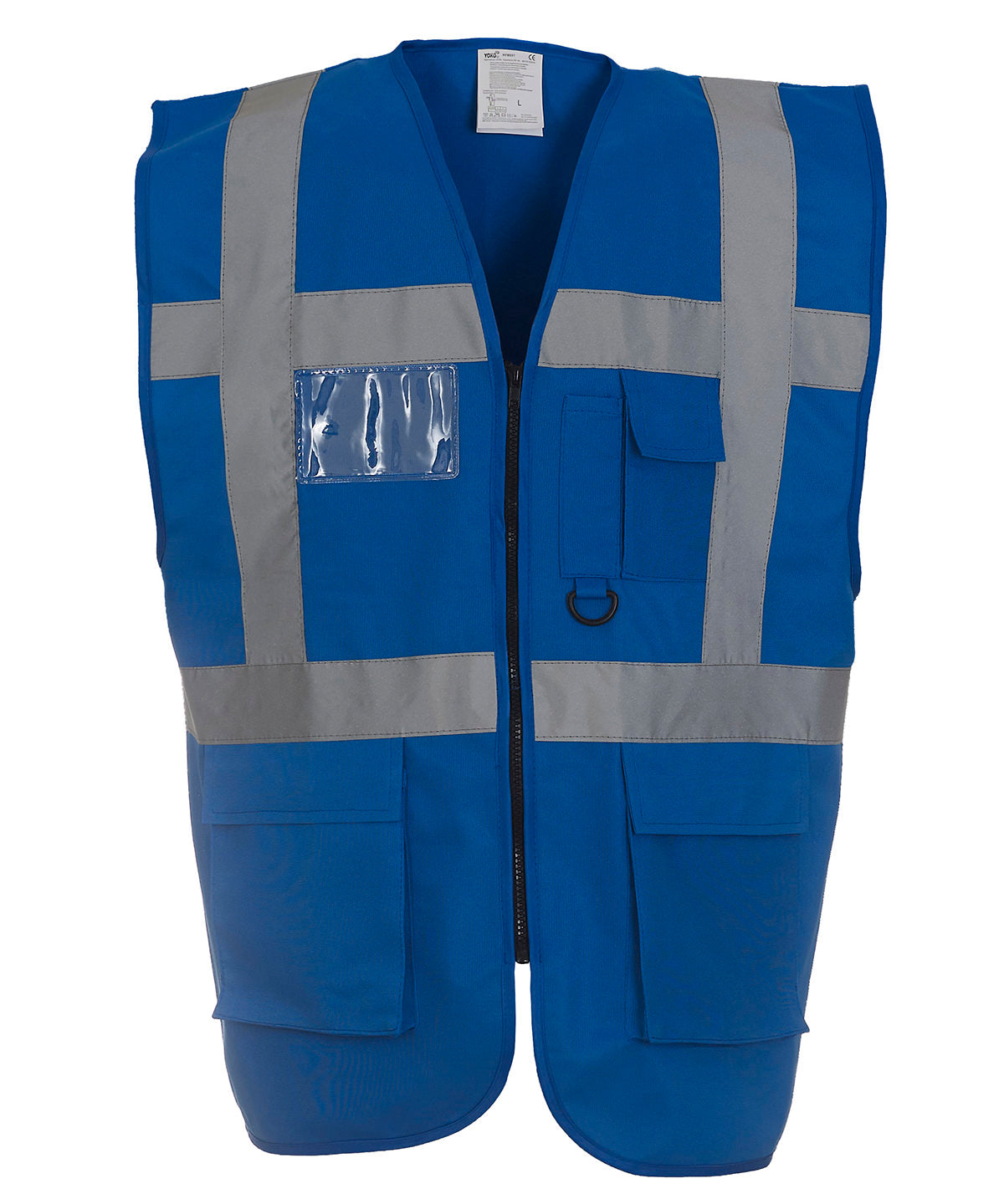 Öryggisvesti Yoko YK002 – Royal Blue – 3XL