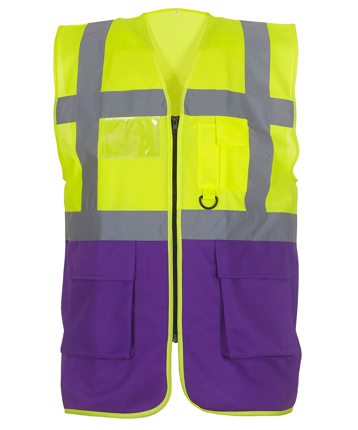 Öryggisvesti Yoko YK002 – Yellow/Purple – 3XL