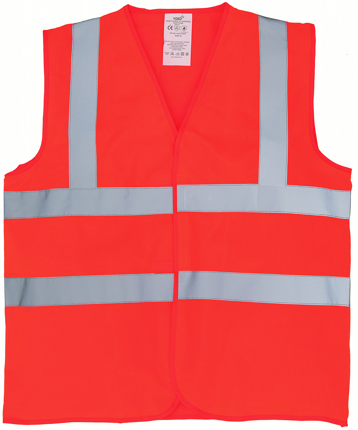 Öryggisvesti Yoko YK016 – Appelsínugulur – 3XL
