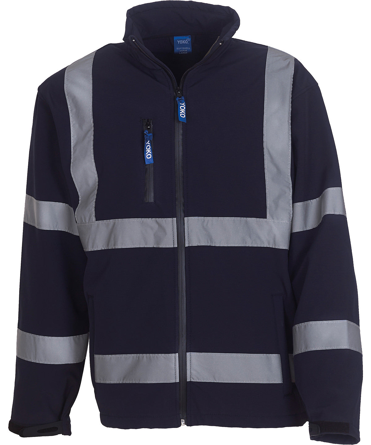 Softshell-jakki Yoko YK040 – Dökkblár – 3XL