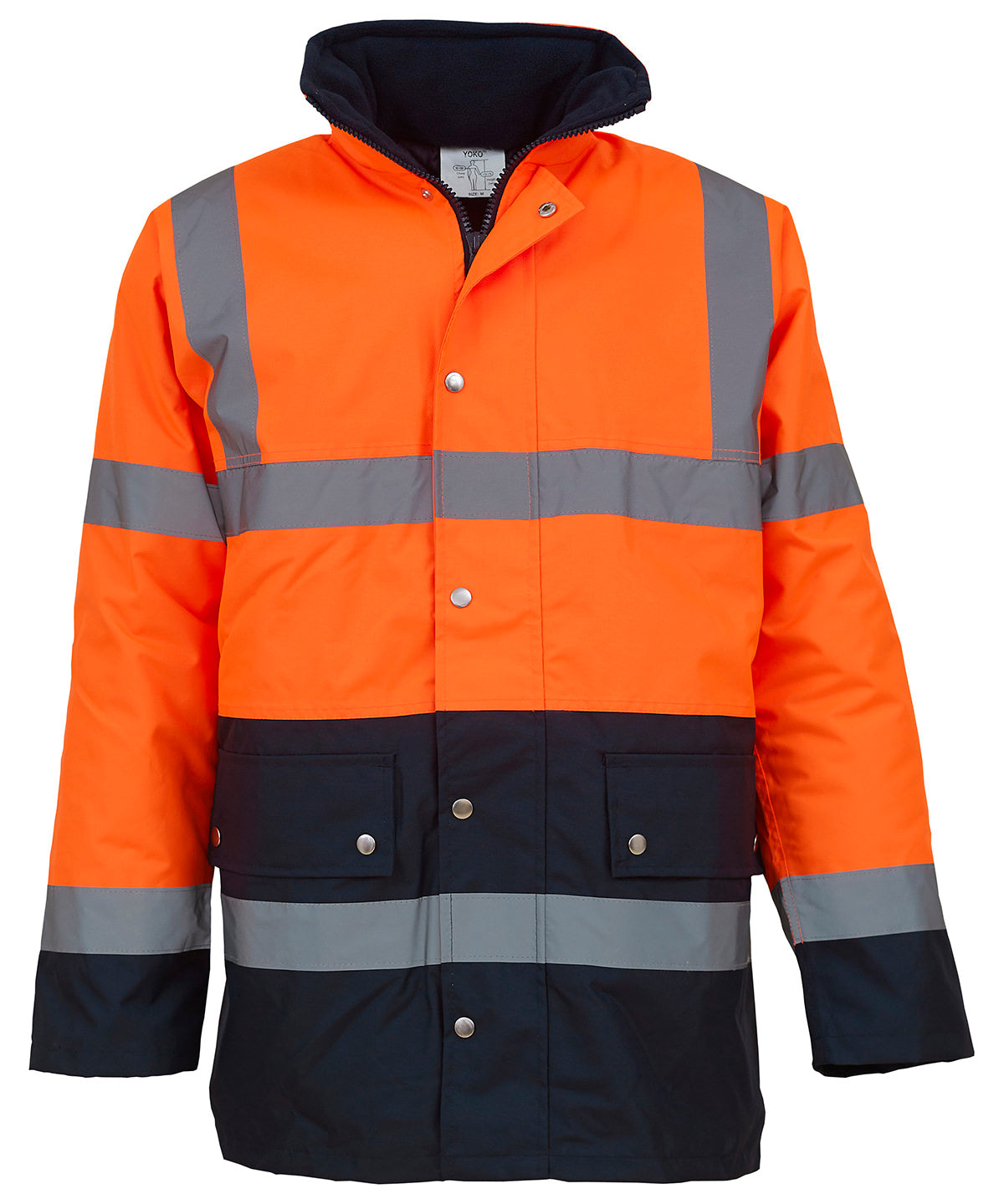 Jakki Yoko YK048 – Orange/Navy – 3XL