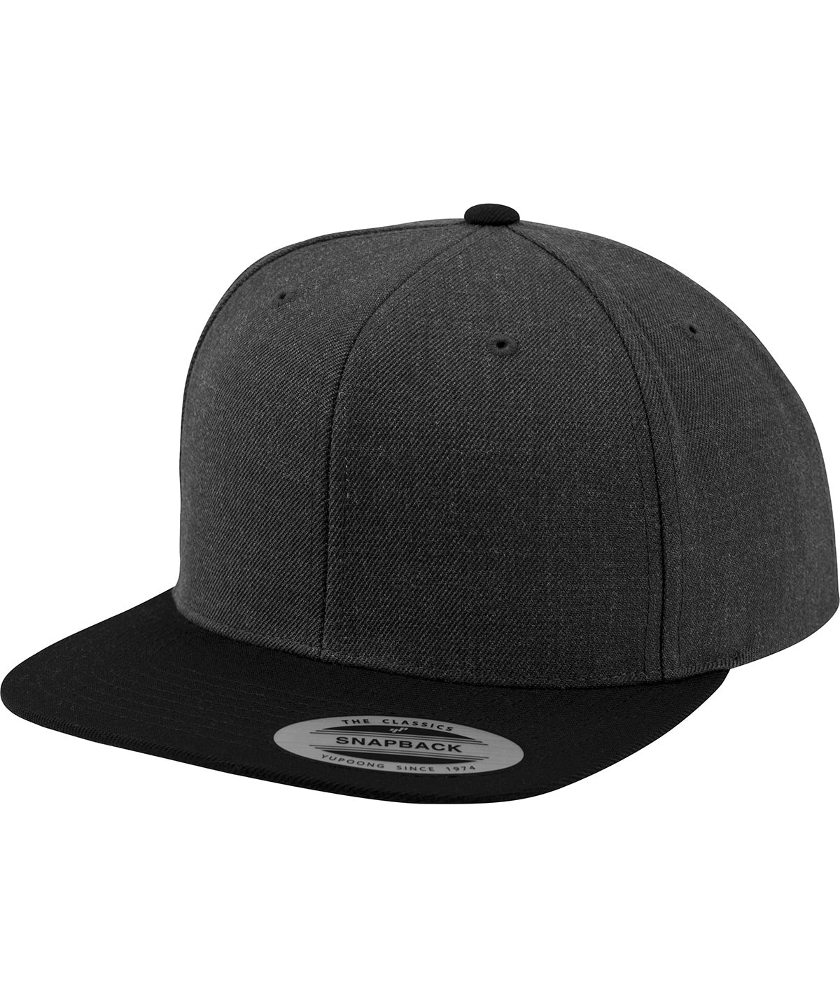 Derhúfa Flexfit by Yupoong YP002 – Charcoal/Black – One size