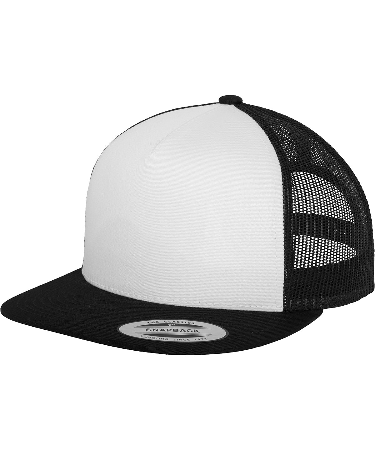 Derhúfa Flexfit by Yupoong YP011 – Black/White/Black – One size