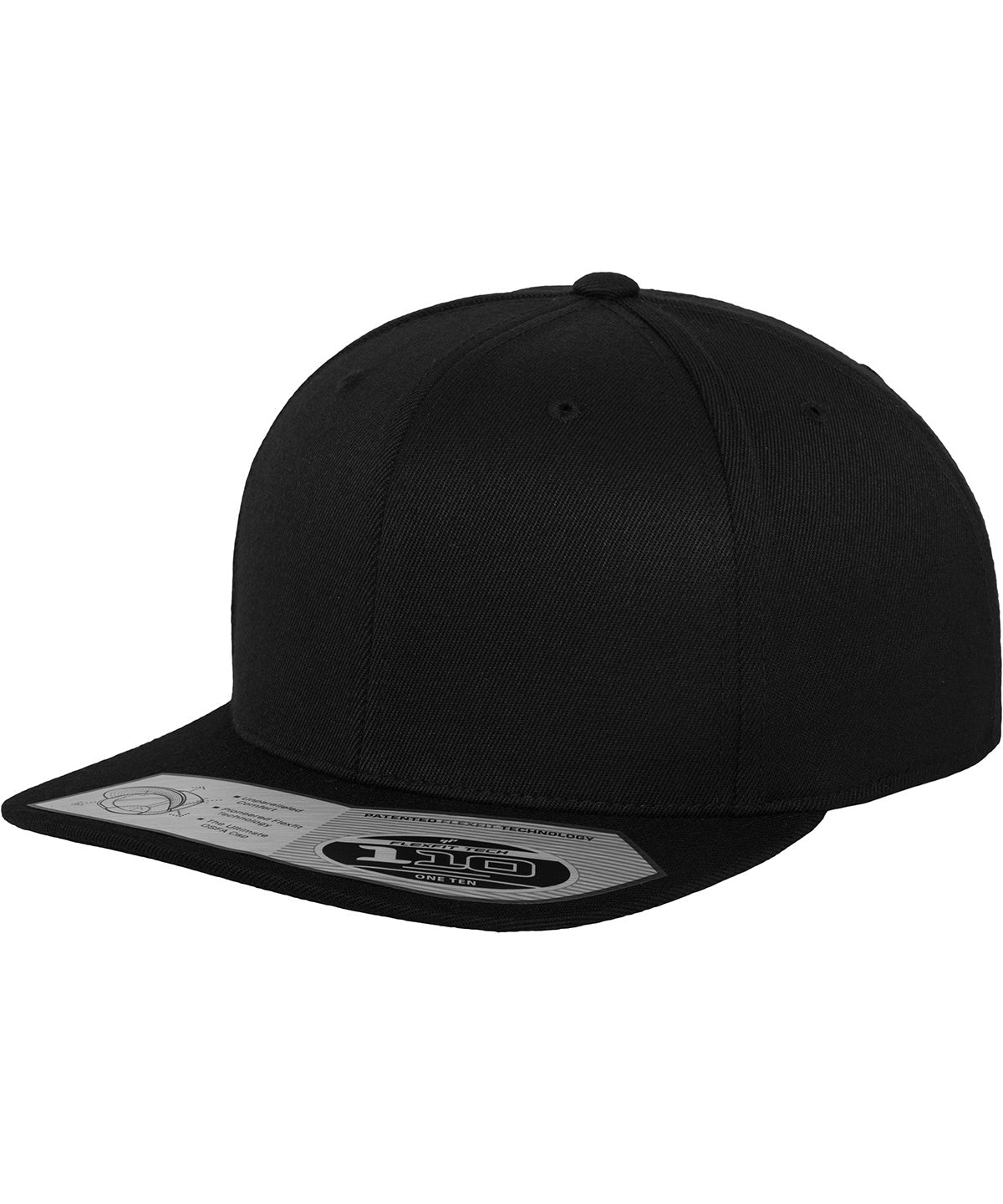 Derhúfa Flexfit by Yupoong YP020 – Svartur – One size