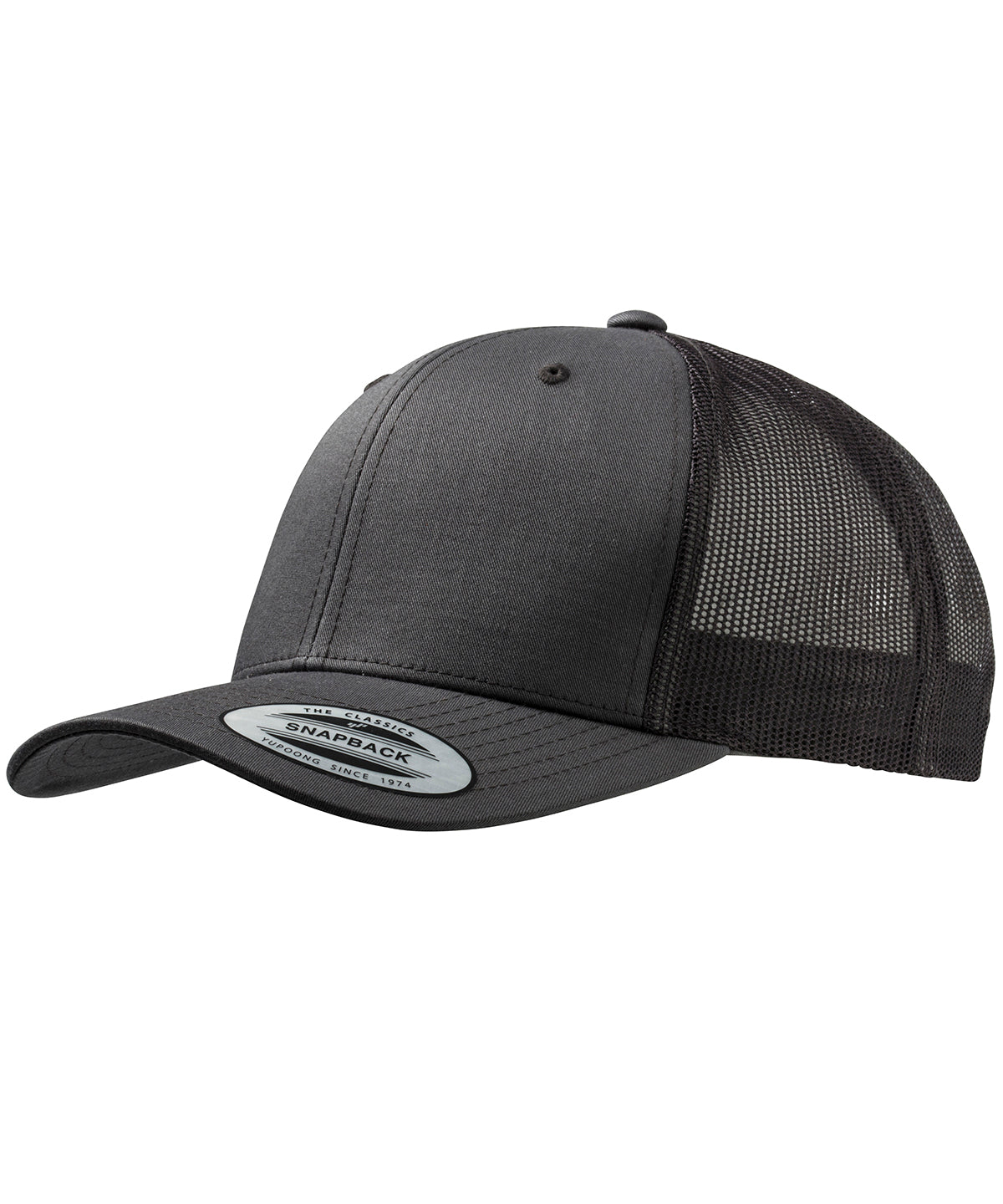 Derhúfa Flexfit by Yupoong YP023 – Dark Grey/Dark Grey – One size