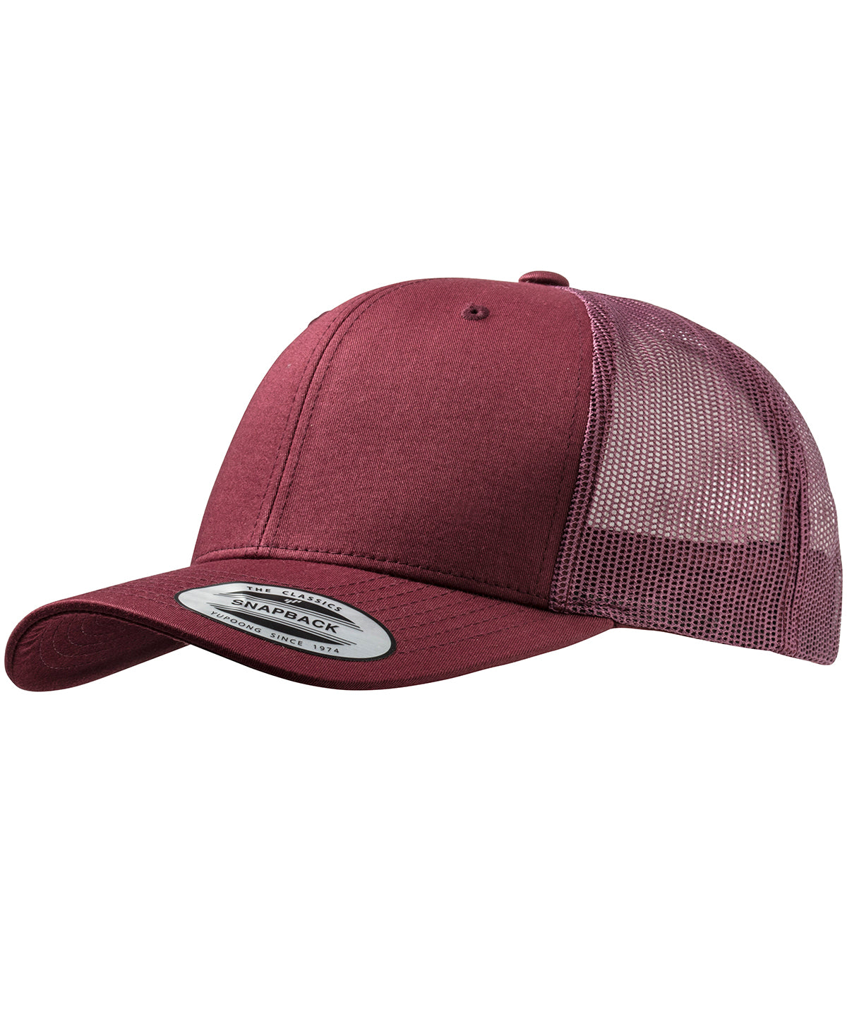 Derhúfa Flexfit by Yupoong YP023 – Maroon/Maroon – One size