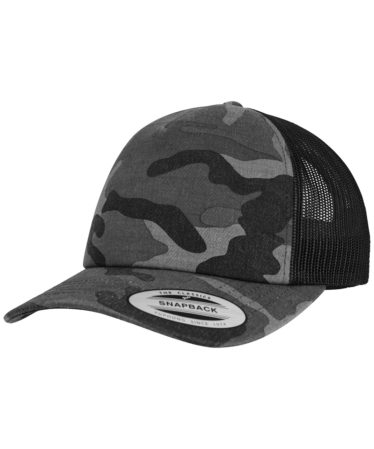 Derhúfa Flexfit by Yupoong YP029 – Dark Camo/Black – One size
