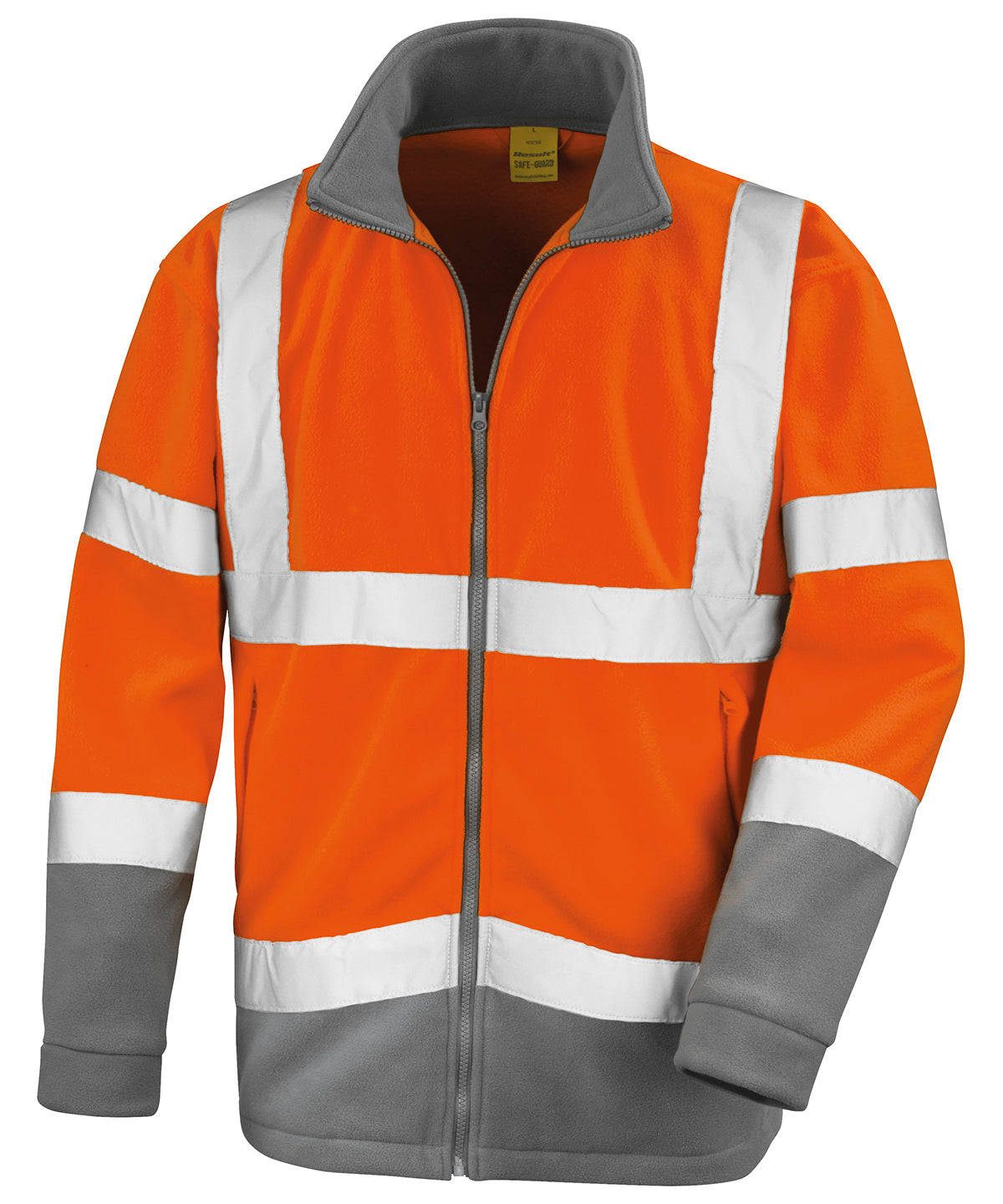Flíspeysa Result Safeguard R329X – Appelsínugulur – 4XL