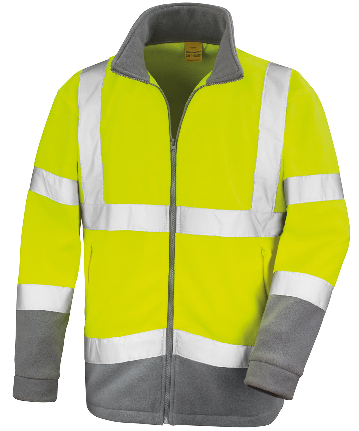 Flíspeysa Result Safeguard R329X – Gulur – 4XL