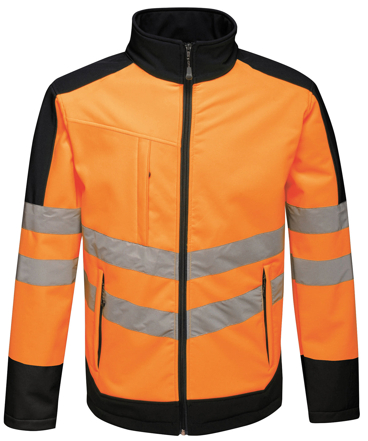 Softshell-jakki Regatta High Visibility RG382 – Orange/Navy – 3XL