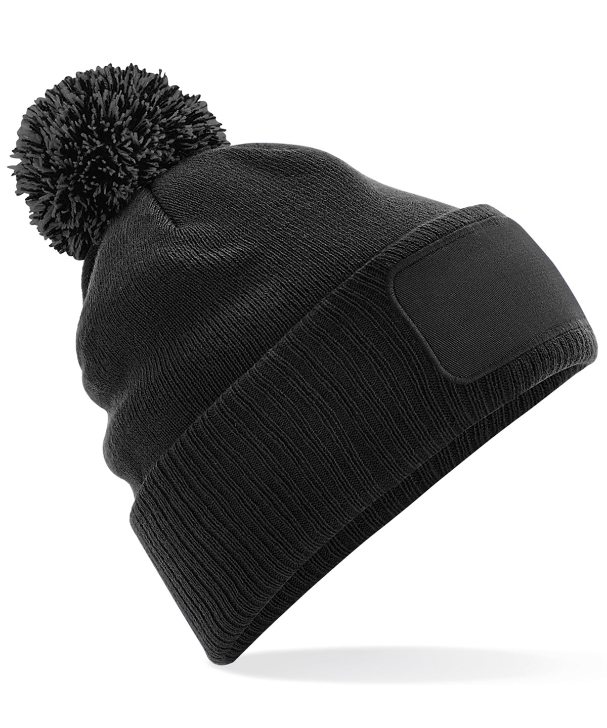Húfa Beechfield BC443 – Black/Graphite Grey – One size