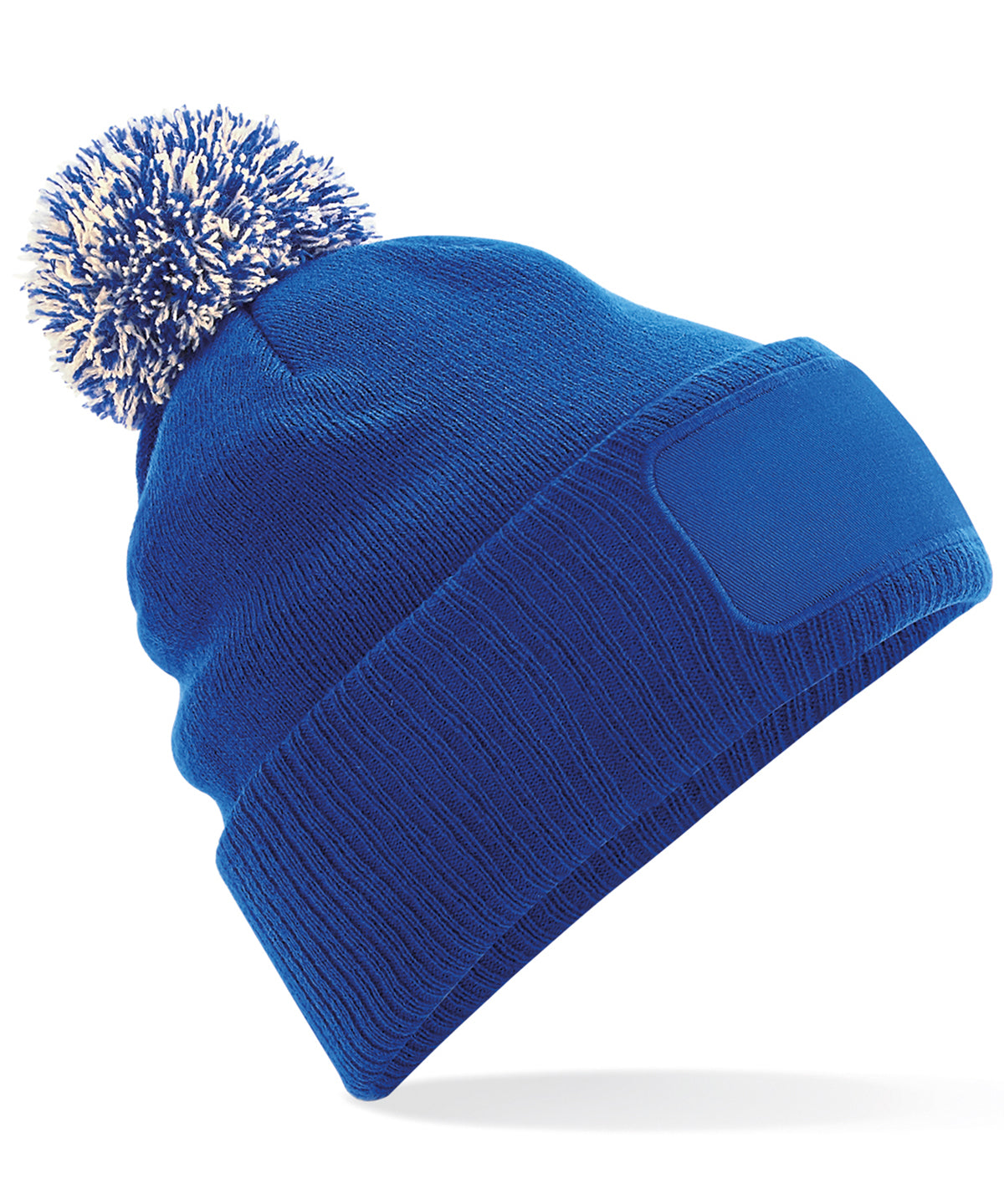 Húfa Beechfield BC443 – Bright Royal/Off White – One size