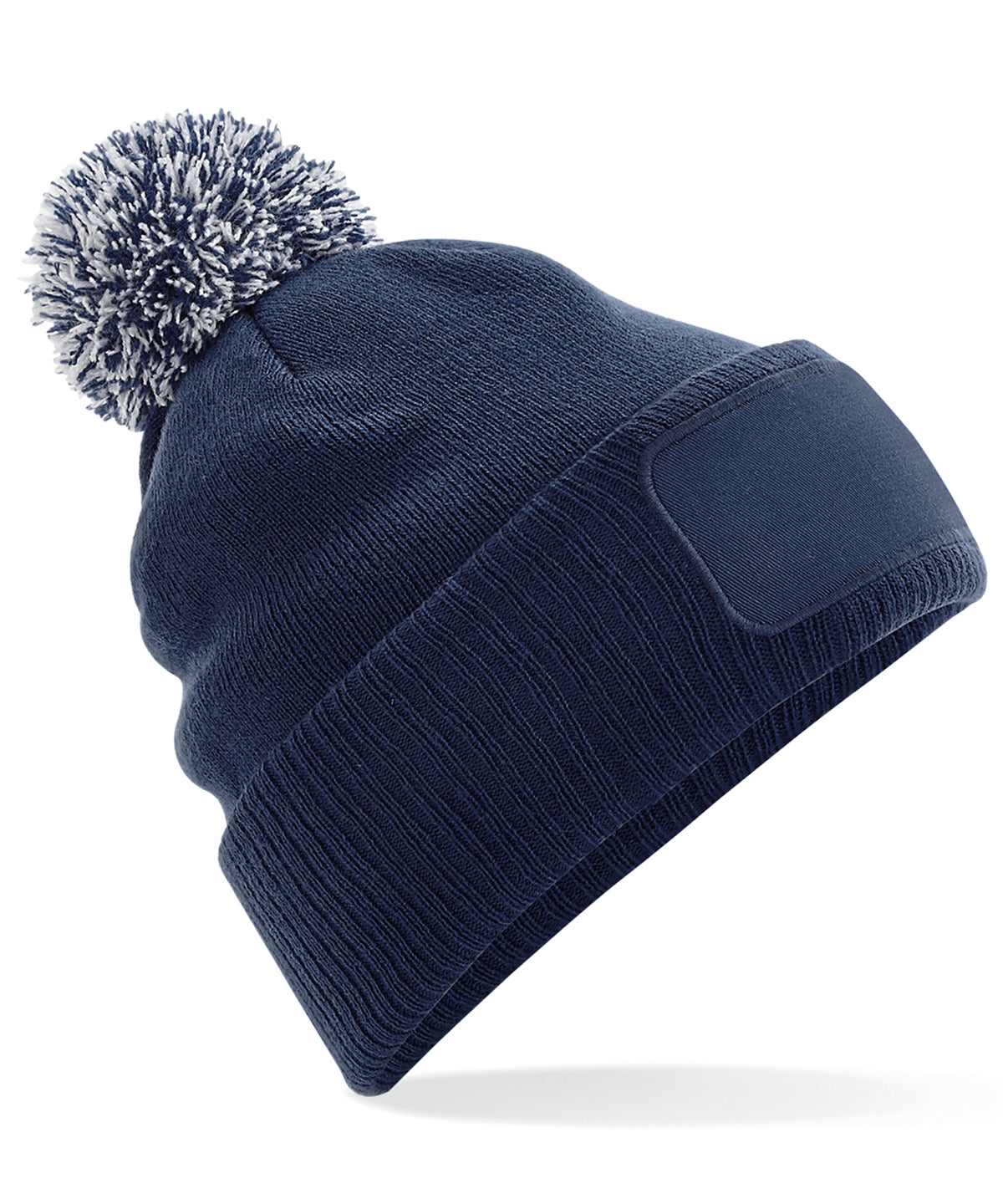 Húfa Beechfield BC443 – French Navy/Light Grey – One size