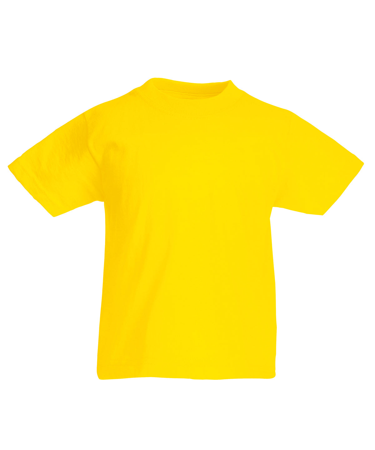 Stuttermabolur Fruit of the Loom SS088 – Gulur – 14/15 Years